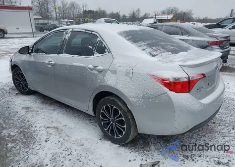 2015 Toyota Corolla S from USA, damaged, VIN 2T1BURHE6FC457394